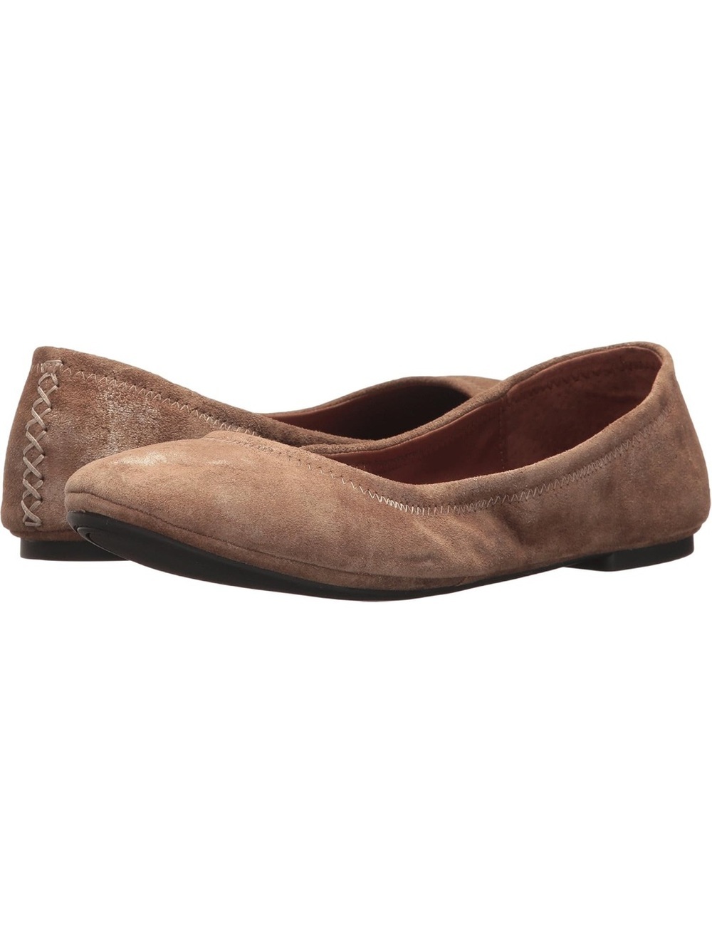 Lucky Brand Emmie Tan Leather Ballet Flats [8]